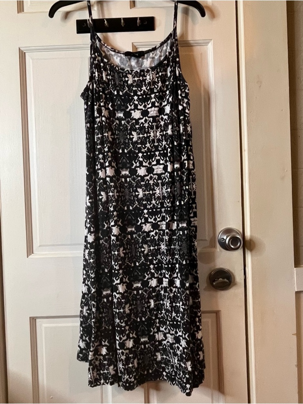 ellos Black and White Printed Maxi Dress